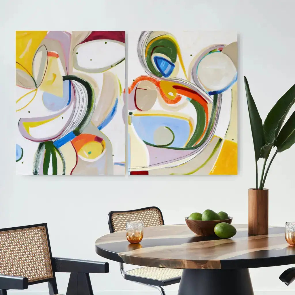 large abstract artwork