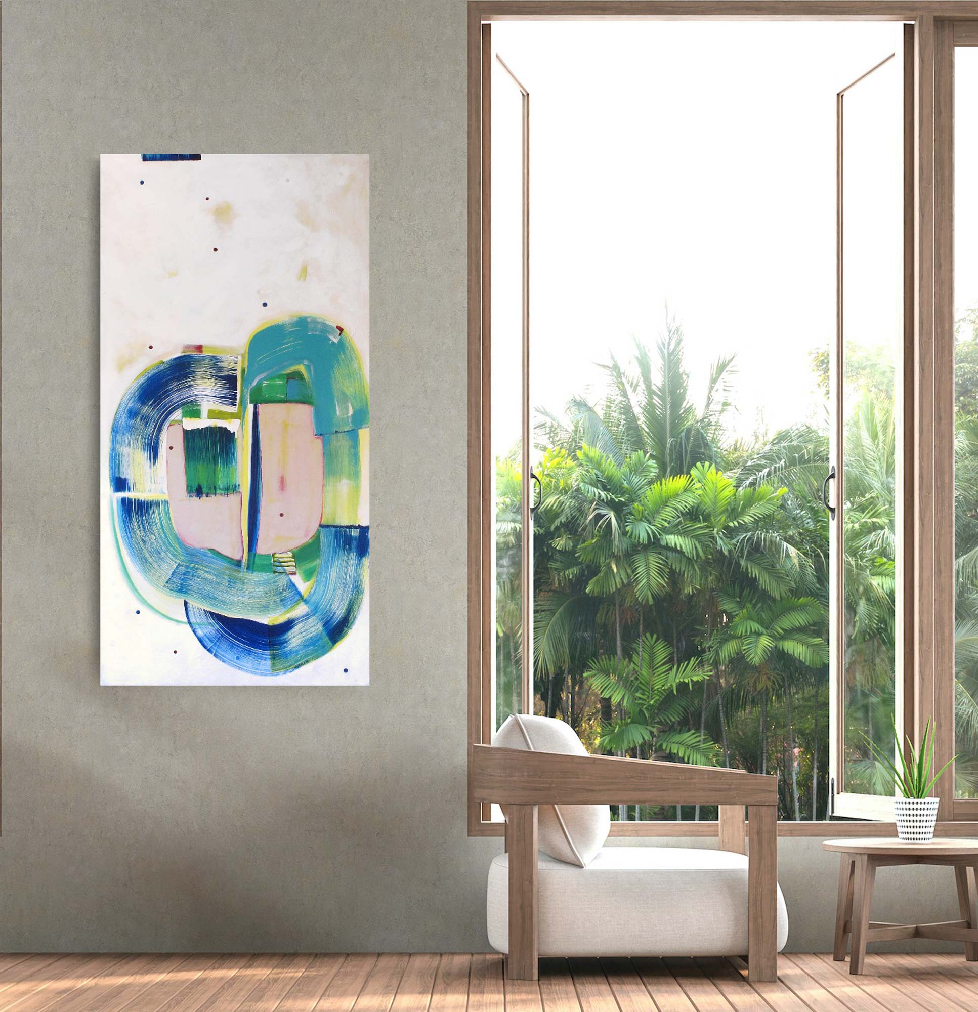 Gerbil Pirouette - Original Abstract Painting