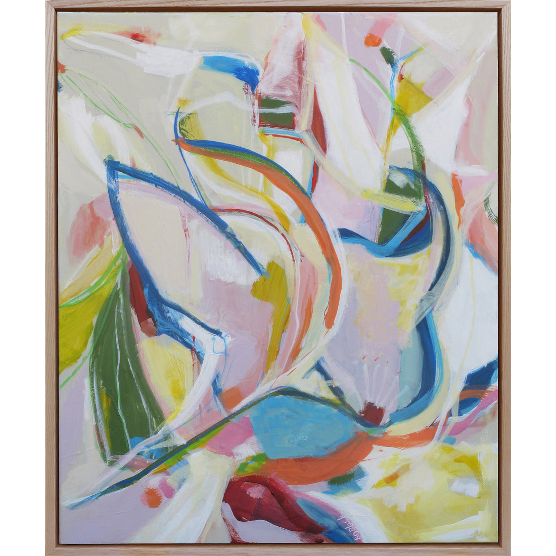 Budgie Bustle - Original Abstract Artwork