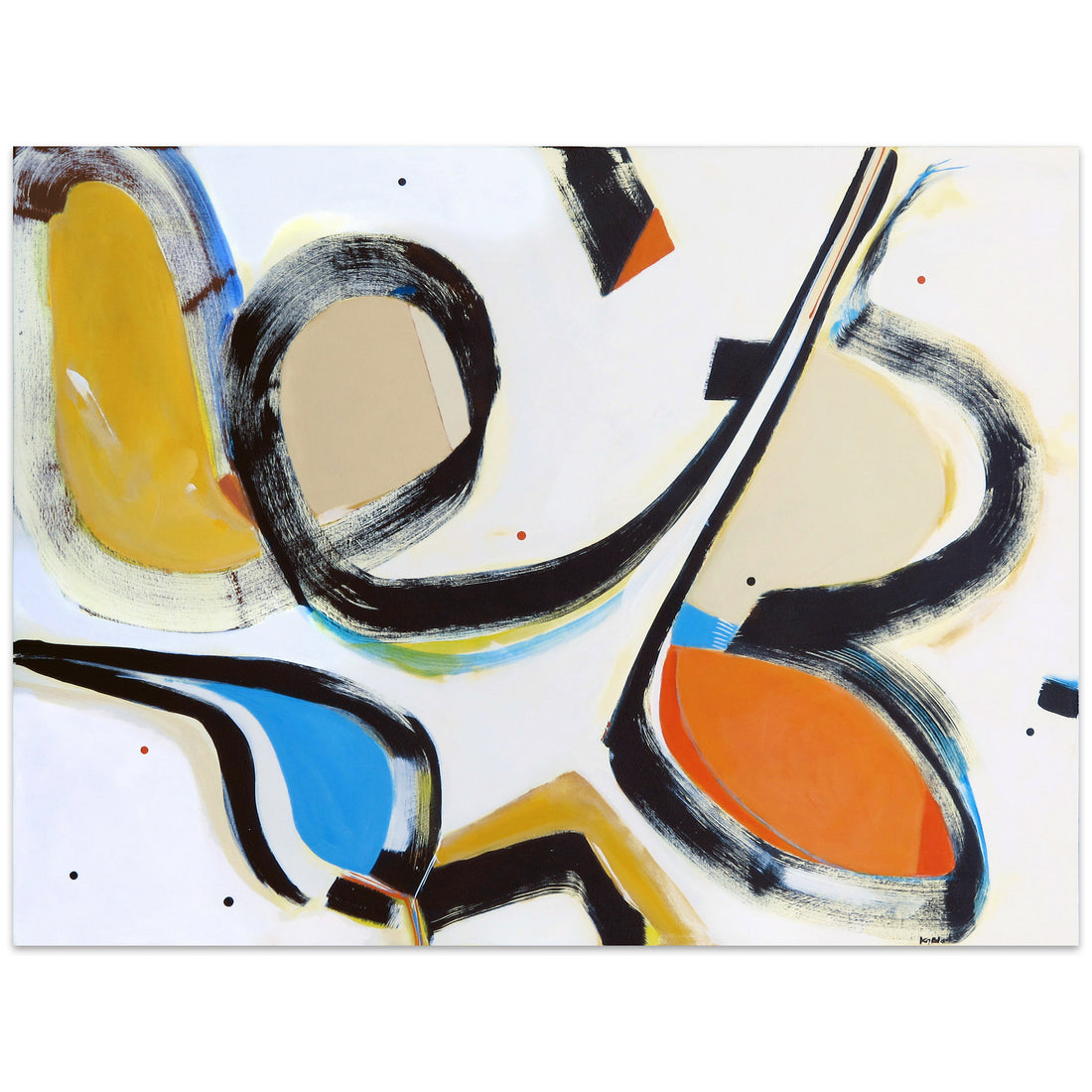 Abstract painting Butterfly Swingers&