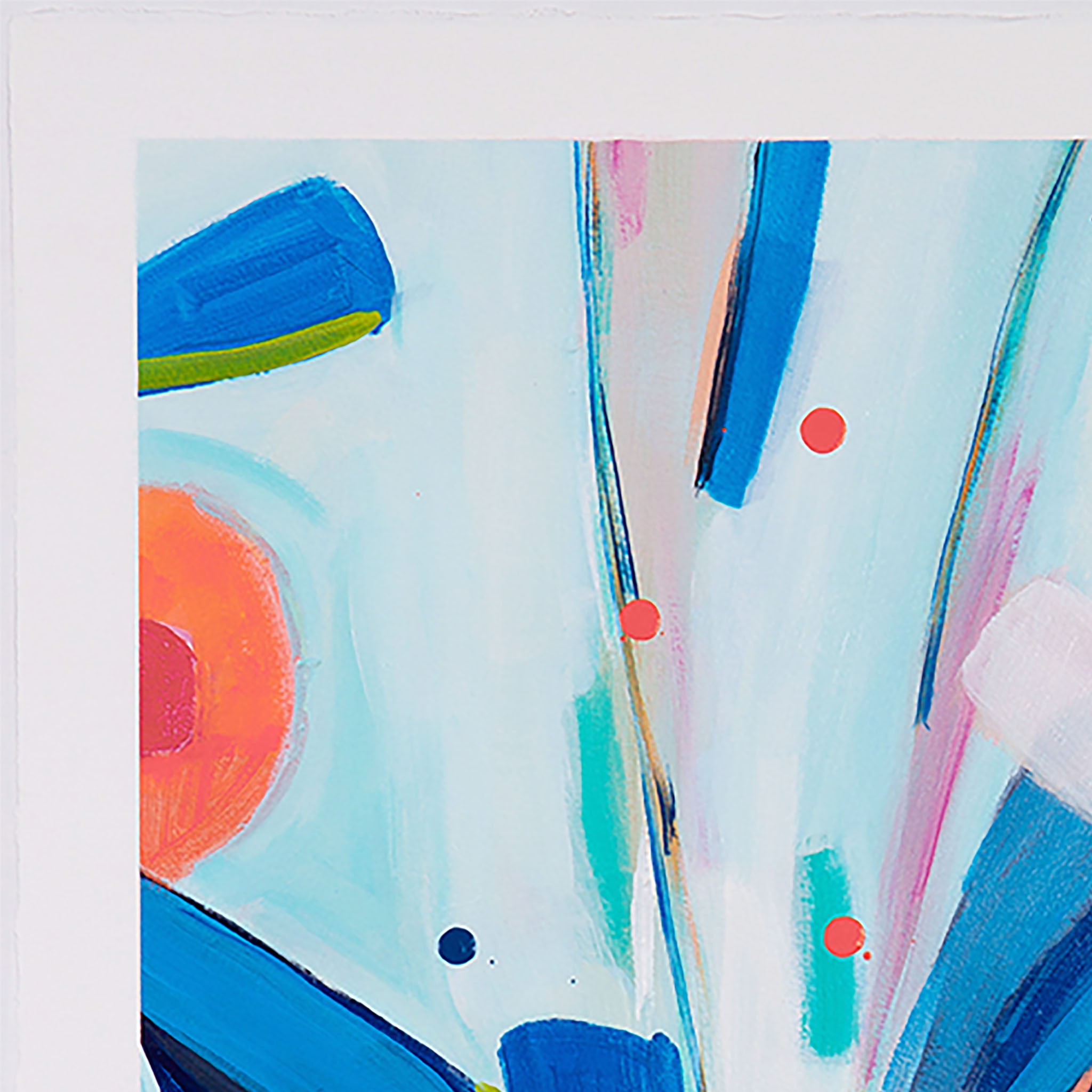 Details of Monkey Puzzle original painting on paper