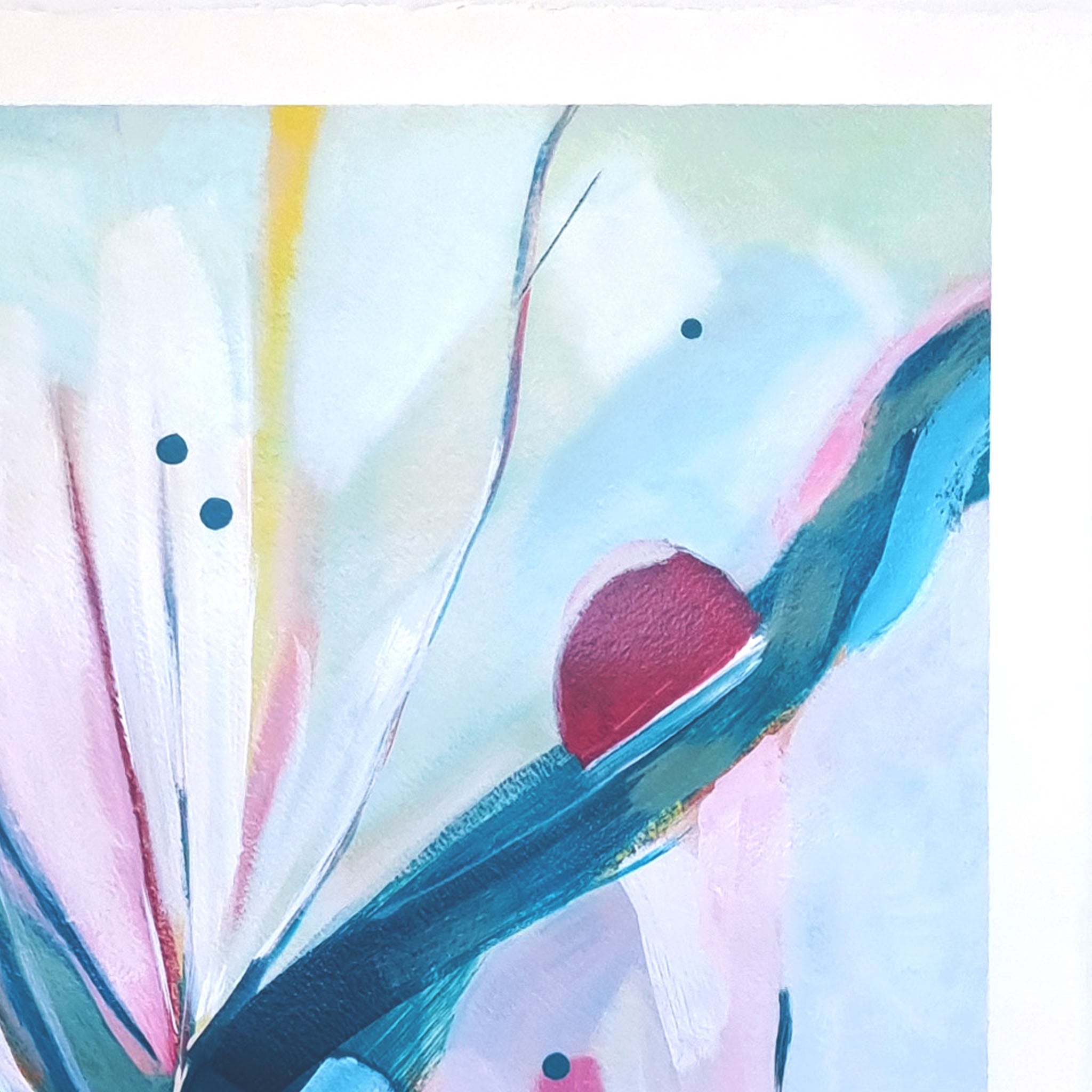 Detail of abstract painting by Auckland artist Kirsty Black
