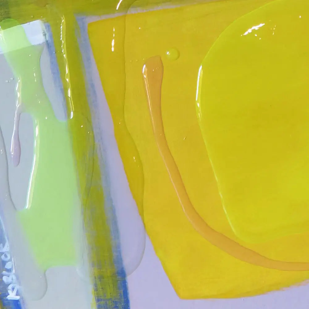 Robot War, acrylic & resin detail by Kirsty Black Studio