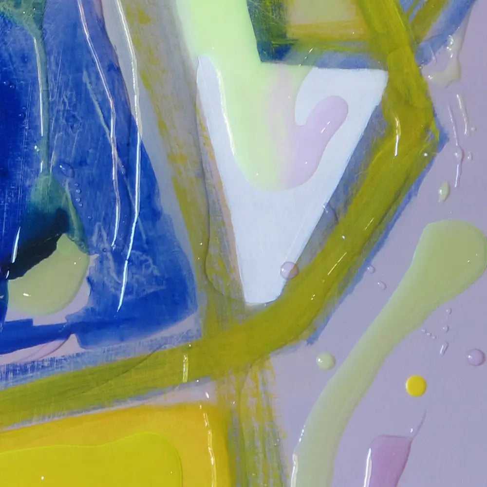 Robot War, acrylic & resin detail by Kirsty Black Studio