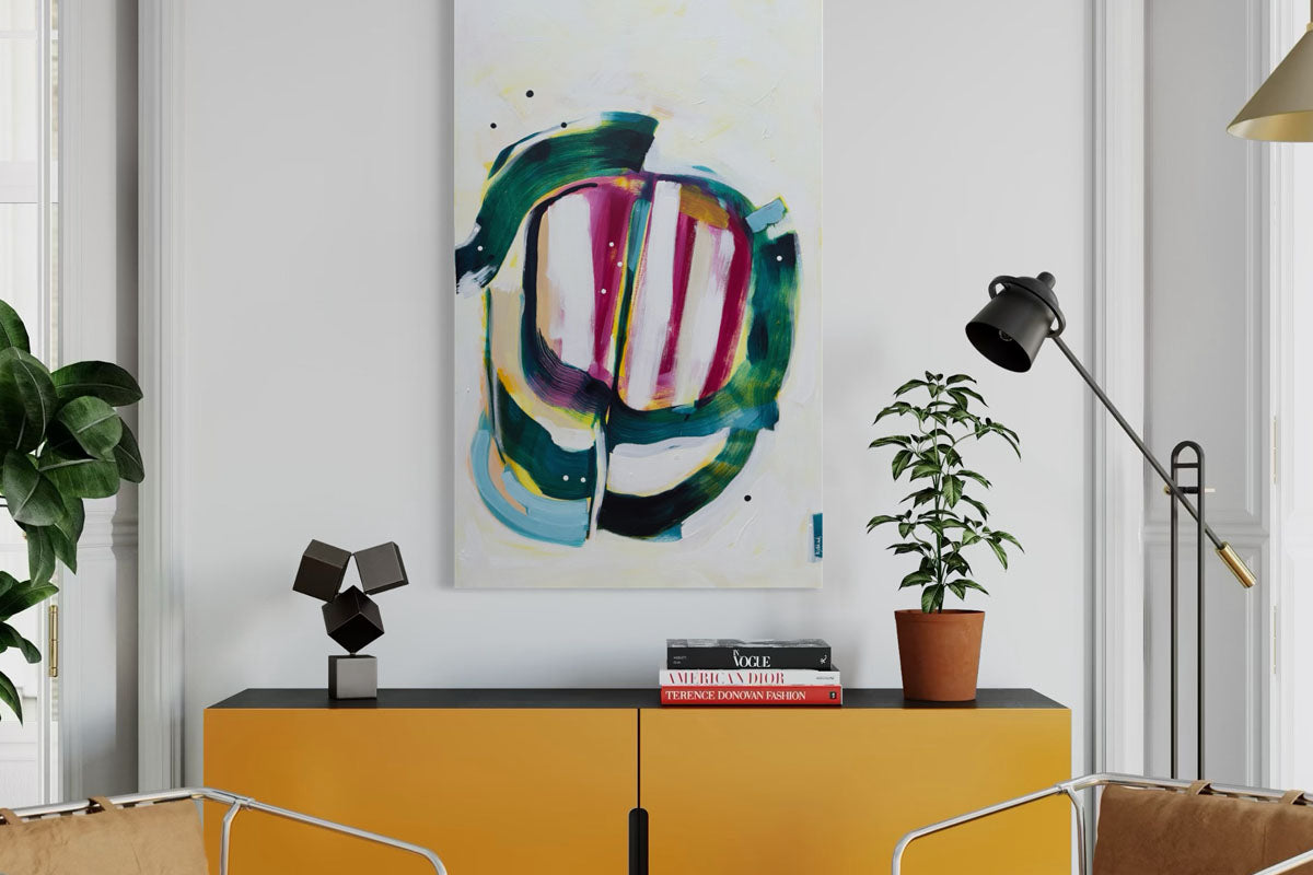 Minimalist Walls Need Maximum Impact: The Case for Bold Abstract Artwork
