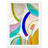 Abstract painting on paper for sale