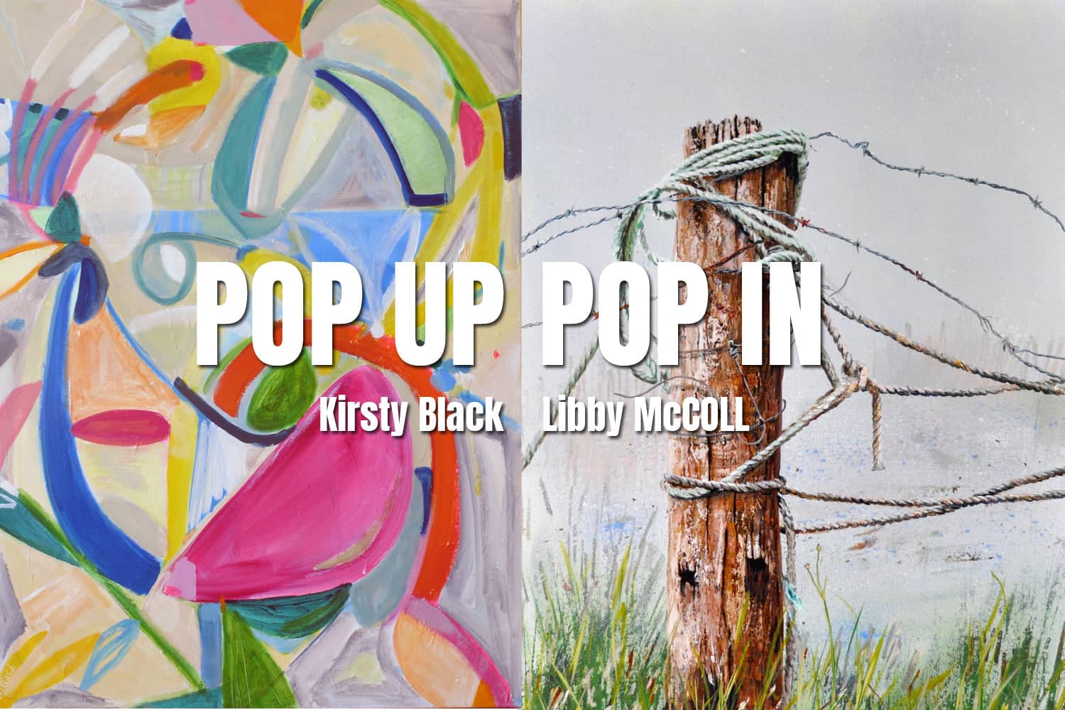 Contemporary Art Exhibition by Kirsty Black & Libby McColl at Ponsonby Central, Auckland