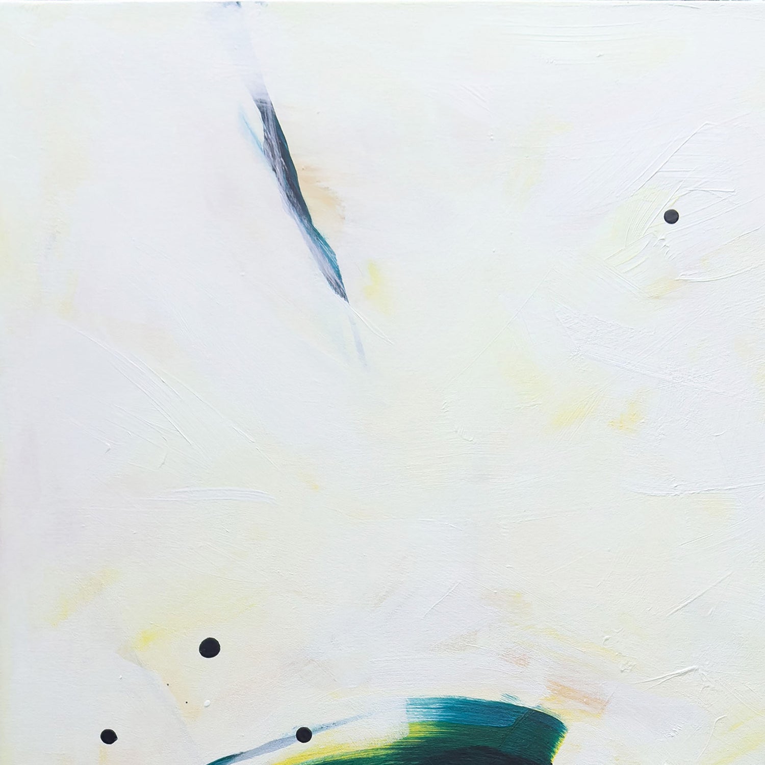 Detail of large abstract painting Lolly Scramble Lulu