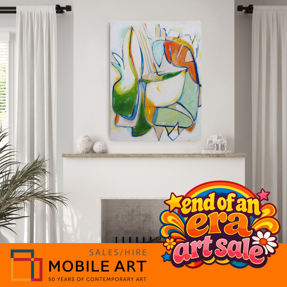 Pineapple Punch - Original Abstract Painting SALE